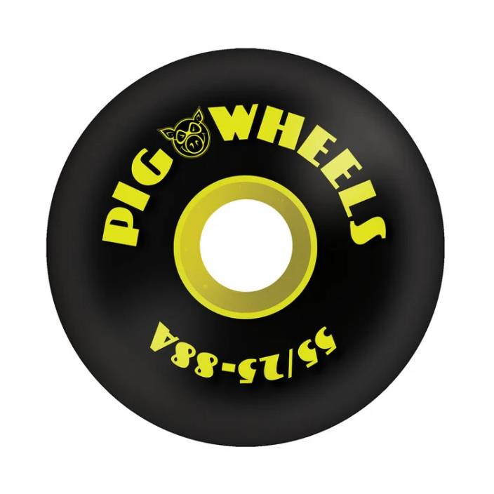 【PIG】軟輪 88A / 55MM 橘 - PG RT's BLACK