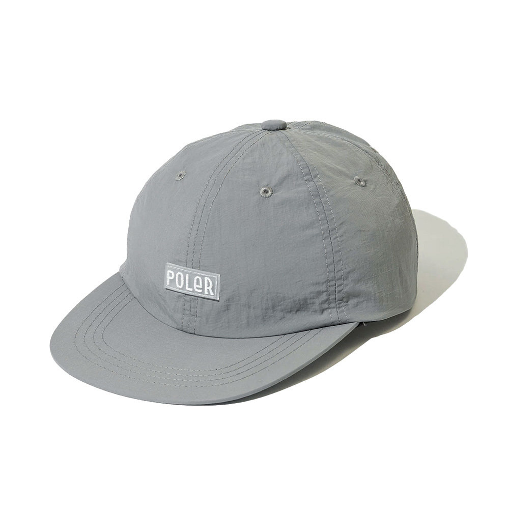 日本限定 POLER FURRY FONT NYLON 6P CAP 六片尼龍帽 / 灰色