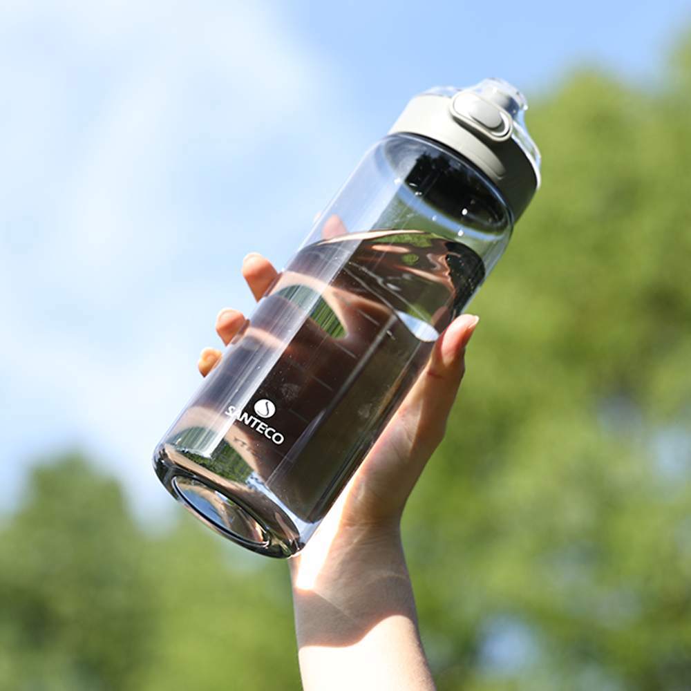 法國SANTECO-Ibiza Tritan冷水瓶1000ml(水量刻度)/水壺/運動水壺/隨身水瓶