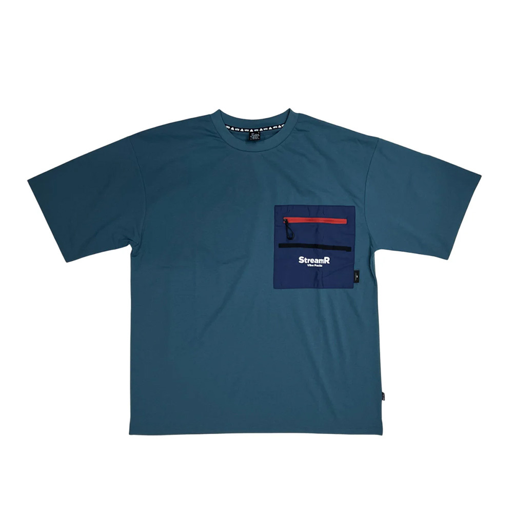 日本限定 Poler x Tonedtrout StreamR Dry S/S T-shirt / 吸濕排汗機能短袖速乾T恤 / 灰藍
