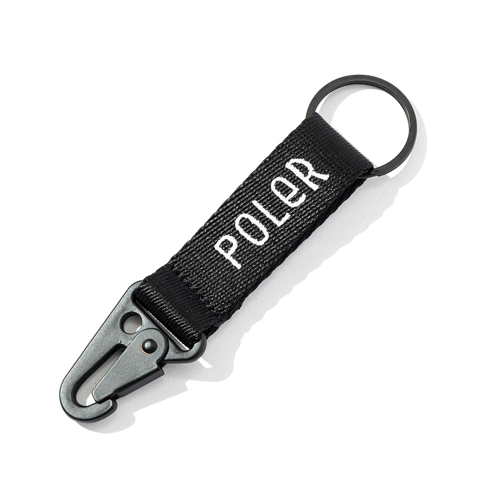 日本限定 POLER FISHING NET KEY CHAIN 風格釣魚設計隨身鑰匙圈扣 / 黑色