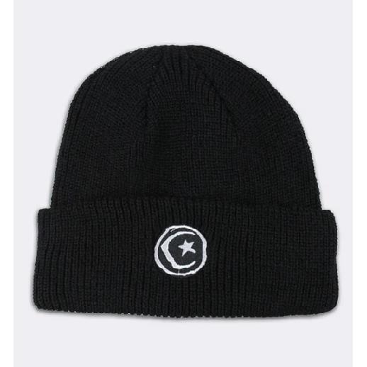 【TOY MACHINE】毛帽 黑 - FS STAR & MOON BEANIE