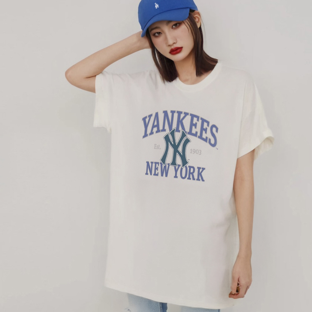 MLB 短袖T恤 Varsity系列 紐約洋基隊 (3ATSV0554-50IVS)