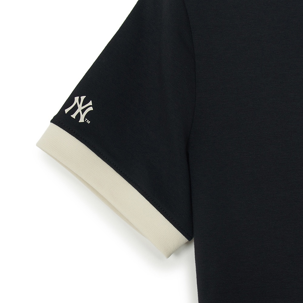 MLB 女版短袖T恤  Varsity系列  紐約洋基隊 (3FTSV0254-50BKS)