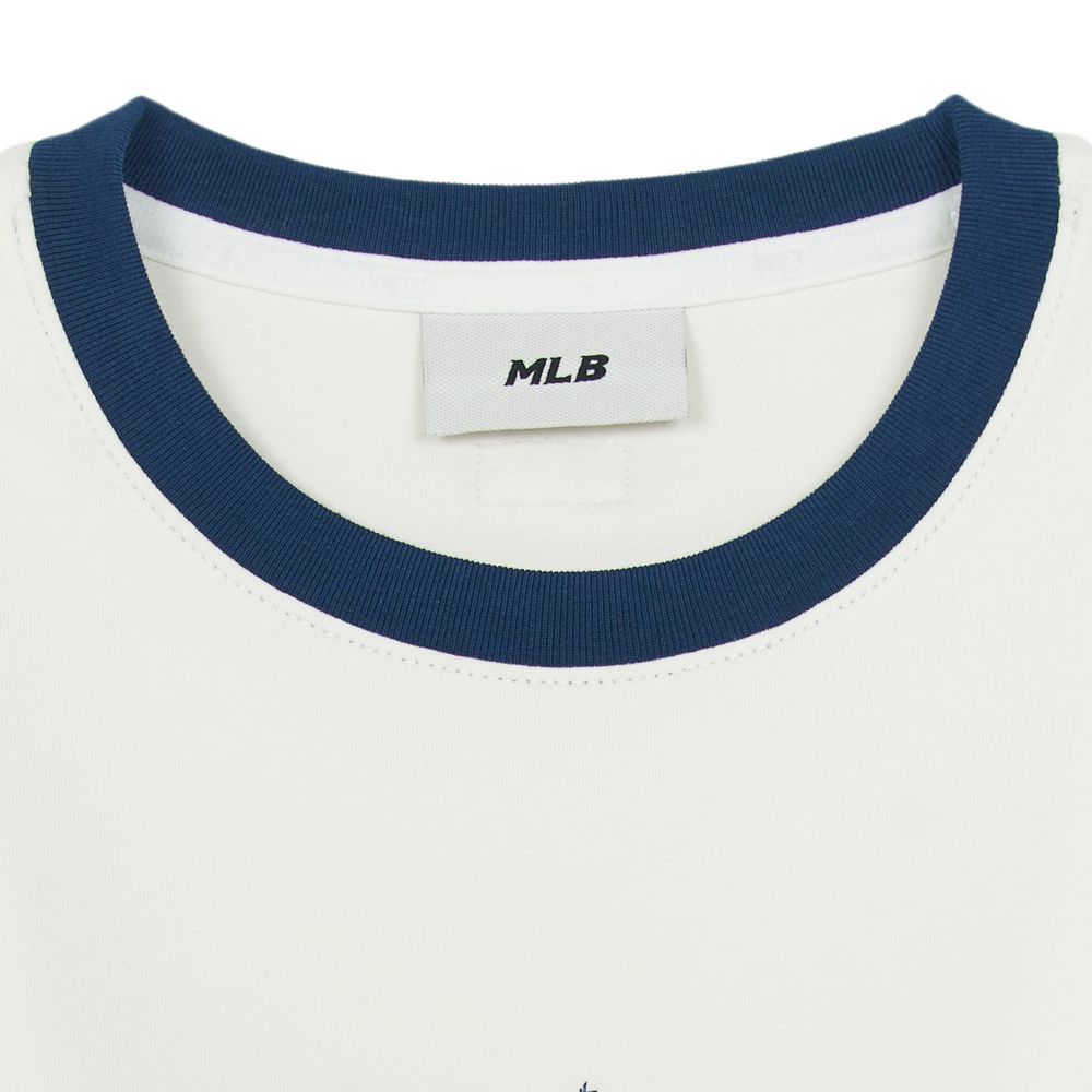 MLB 女版短袖T恤  Varsity系列  紐約洋基隊 (3FTSV0254-50IVS)