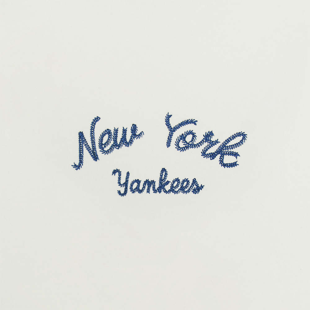 MLB 女版短袖T恤  Varsity系列  紐約洋基隊 (3FTSV0254-50IVS)