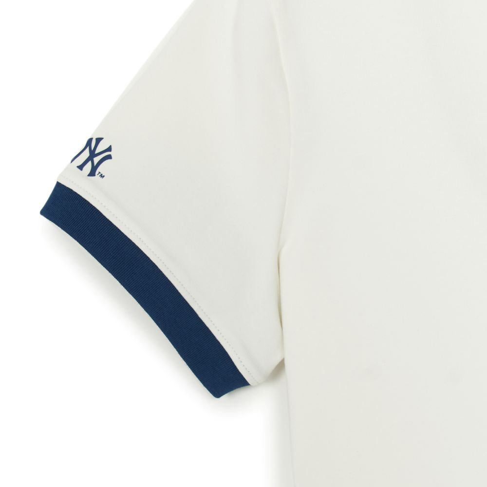 MLB 女版短袖T恤  Varsity系列  紐約洋基隊 (3FTSV0254-50IVS)