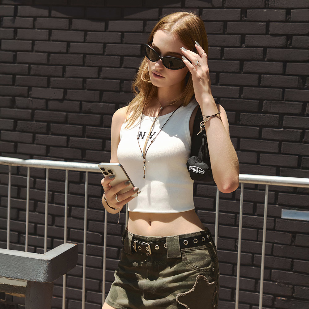 MLB 無袖 背心 紐約洋基隊 (3FTOB0154-50IVS)