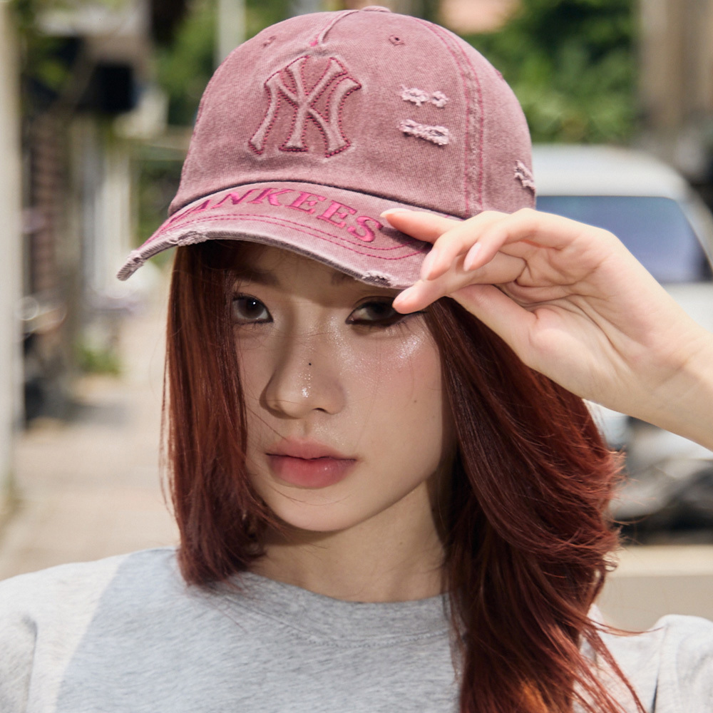 MLB 可調式軟頂棒球帽 紐約洋基隊 (3ACPV295N-50WID)