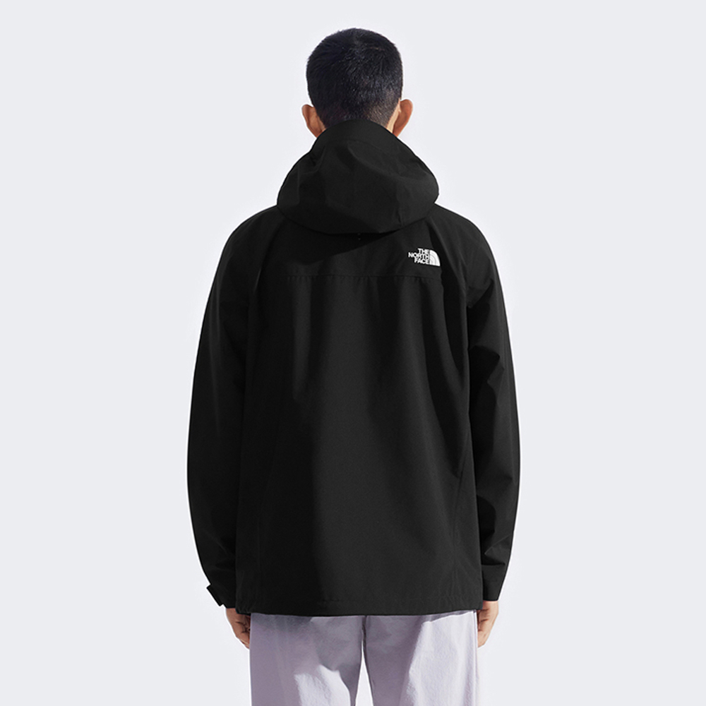 The North Face北面男款黑色DryVent防水透氣衝鋒衣｜8DX1JK3