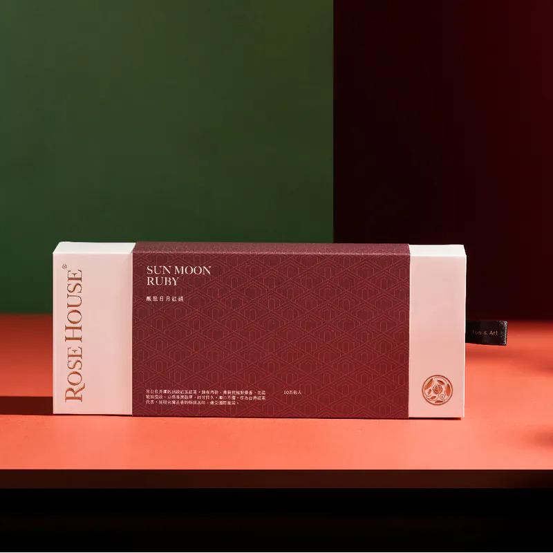 【古典玫瑰園】鳳凰日月紅韻 | Sun Moon Ruby | 精品立體茶包盒 (10包入)