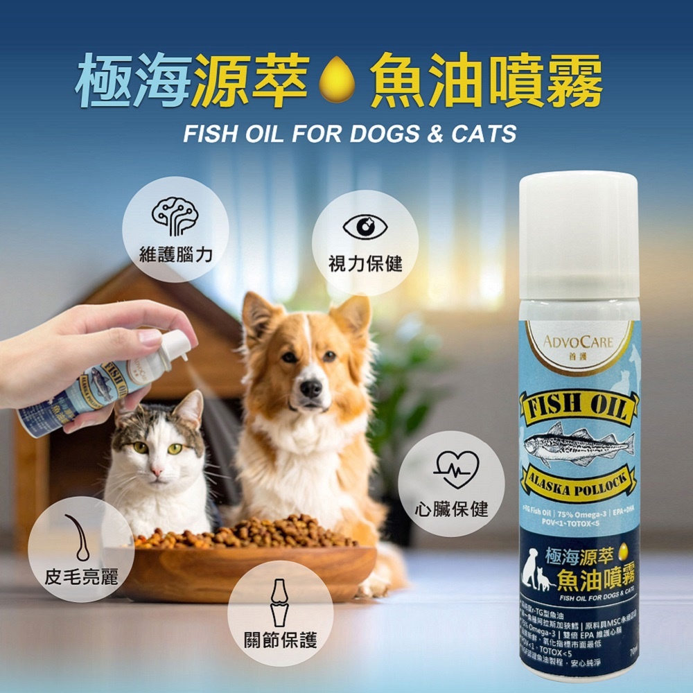 ⚡買1送1⚡【首護】極海源萃魚油噴霧 70ml (賞味期2027.6.12)