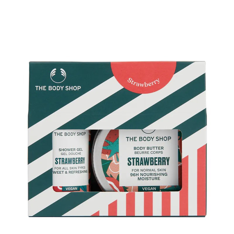 【THE BODY SHOP】AYR草莓迷你原裝禮盒