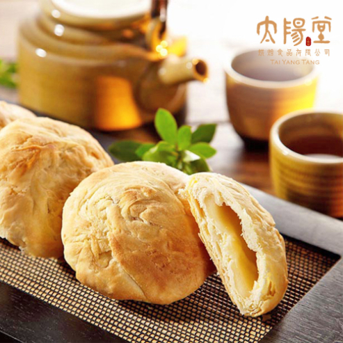 *中秋節快樂【太陽堂】太陽餅禮盒(12入/盒)(附提袋)-原味/綜合