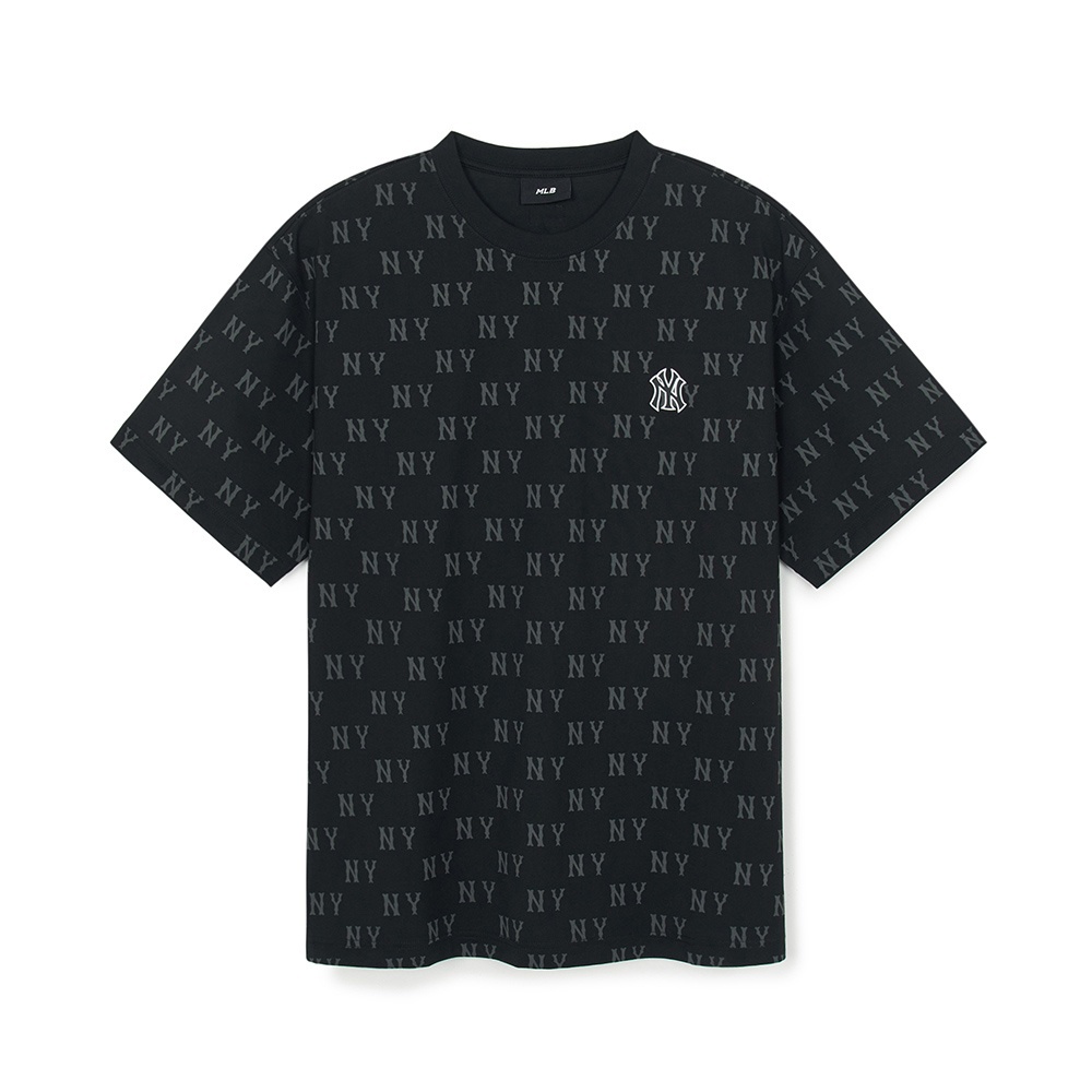 MLB Korea MLB 短袖T恤 Monogram系列 紐約洋基隊 (3ATSM0354-50BKS)｜运动