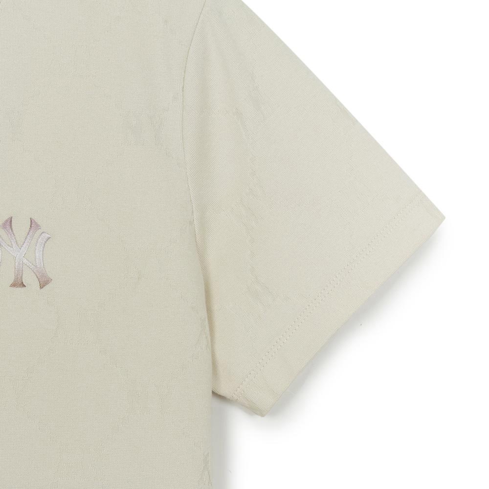 MLB 女版短袖T恤 Monogram系列 紐約洋基隊 (3FTSM0154-50CRS)