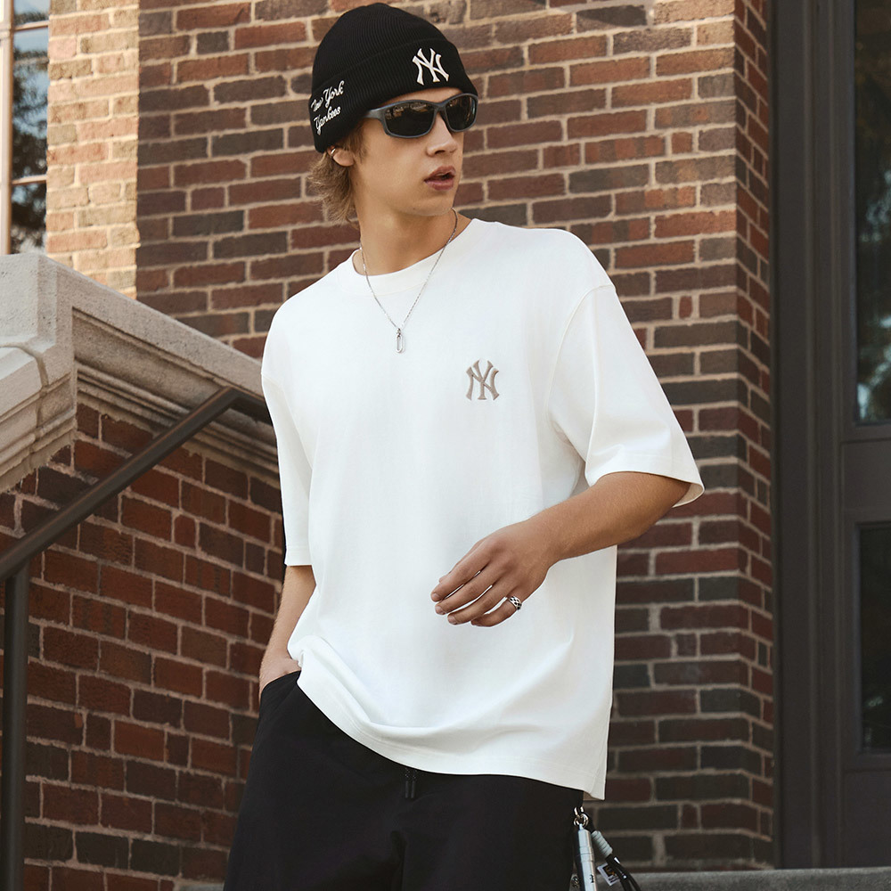 MLB 短袖T恤 Monogram系列 紐約洋基隊 (3ATSM0754-50IVS)