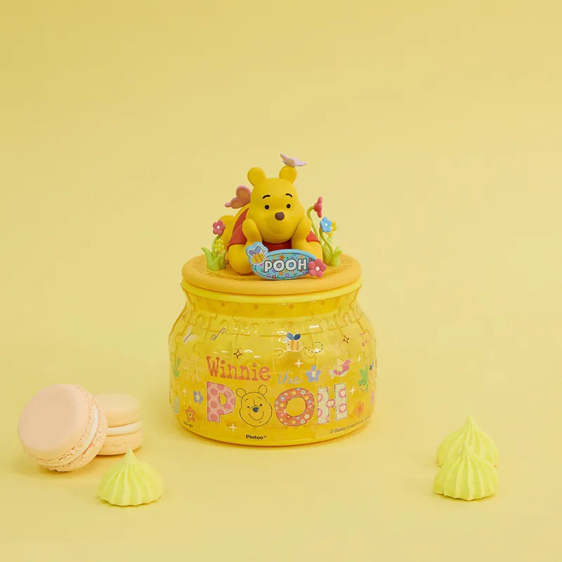 Pintoo x 迪士尼Disney 小熊維尼 收納罐拼圖-維尼的蜜罐
