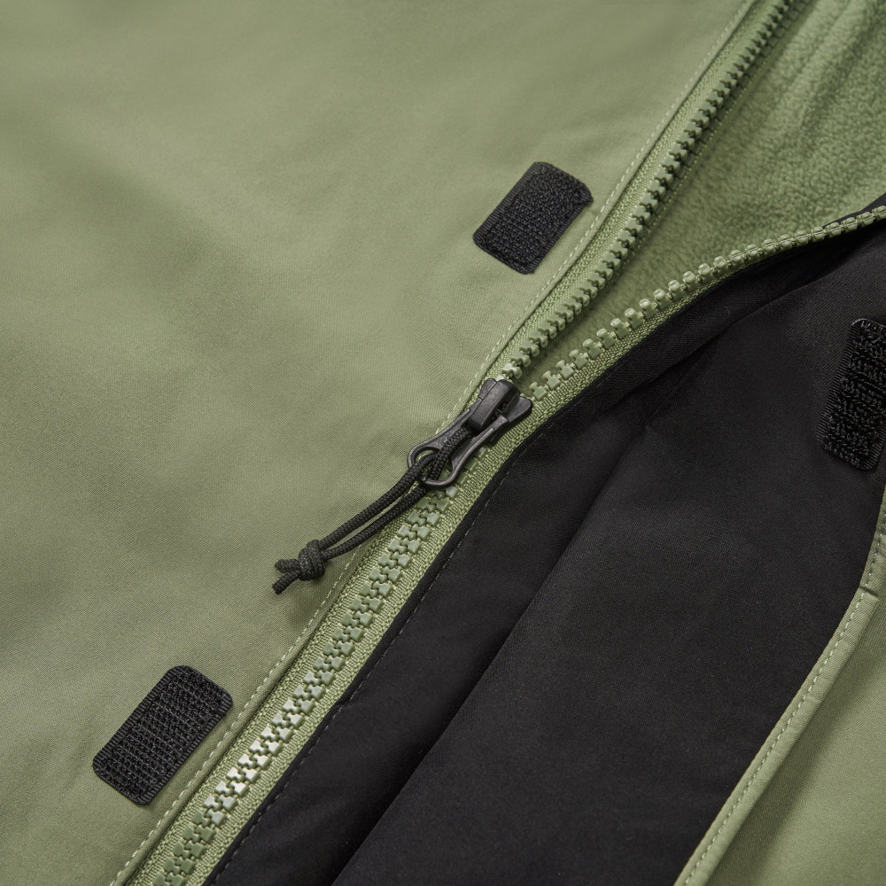 The North Face北面男款綠色DryVent防水透氣抓絨內裡三合一外套｜89ZPD0L