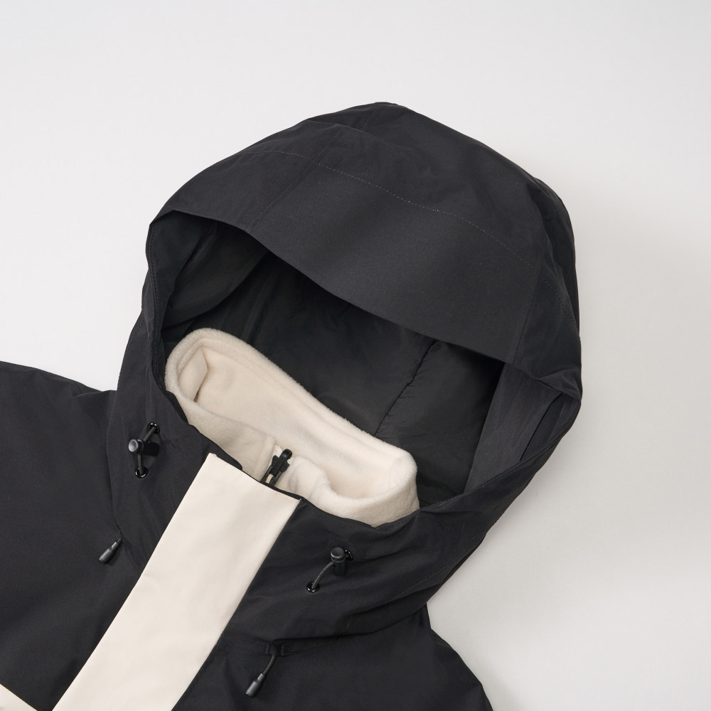 The North Face北面男款米白色DryVent防水透氣抓絨內裡三合一外套｜89ZPROU