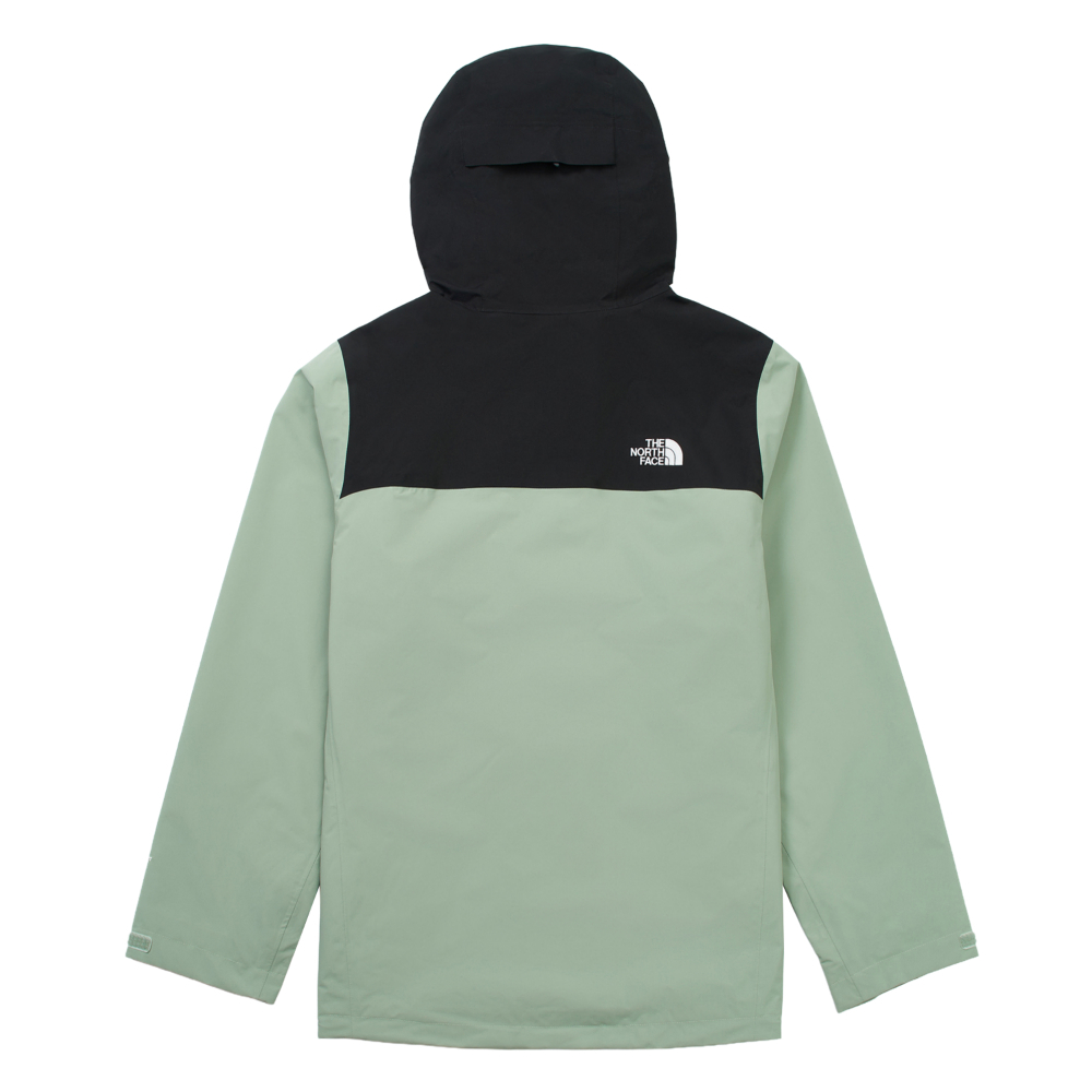 The North Face北面男款綠色DryVent防水透氣衝鋒衣｜8DX1D5N