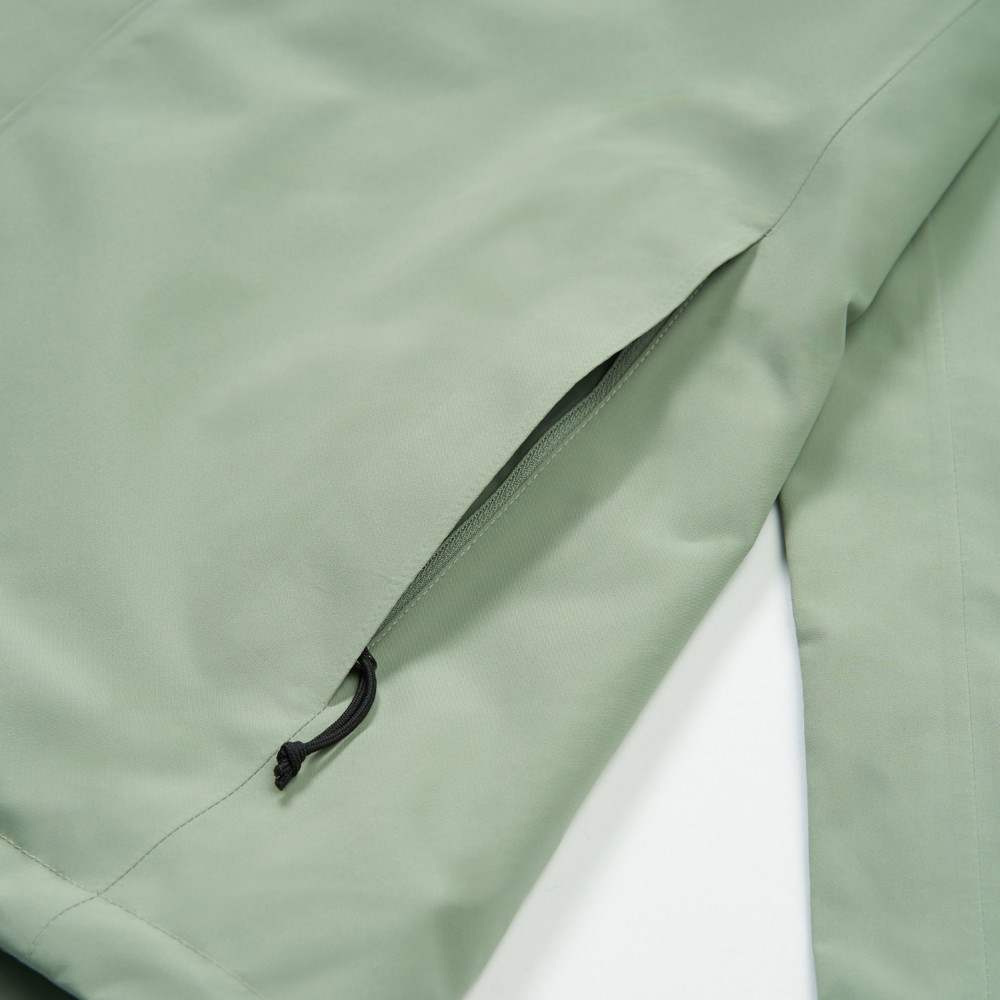 The North Face北面男款綠色DryVent防水透氣衝鋒衣｜8DX1D5N