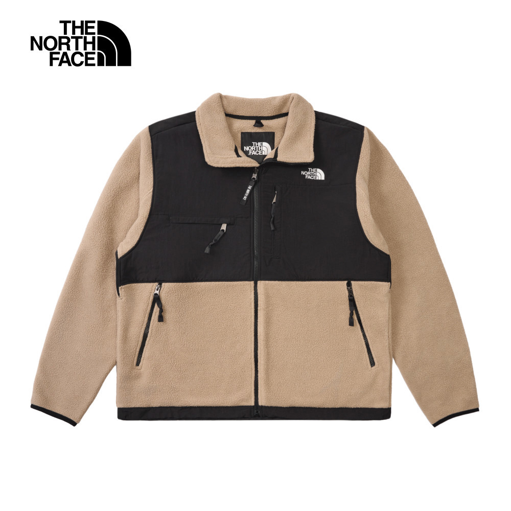 經典ICON男款黑棕拼接保暖舒適抓絨外套｜88XHDHO