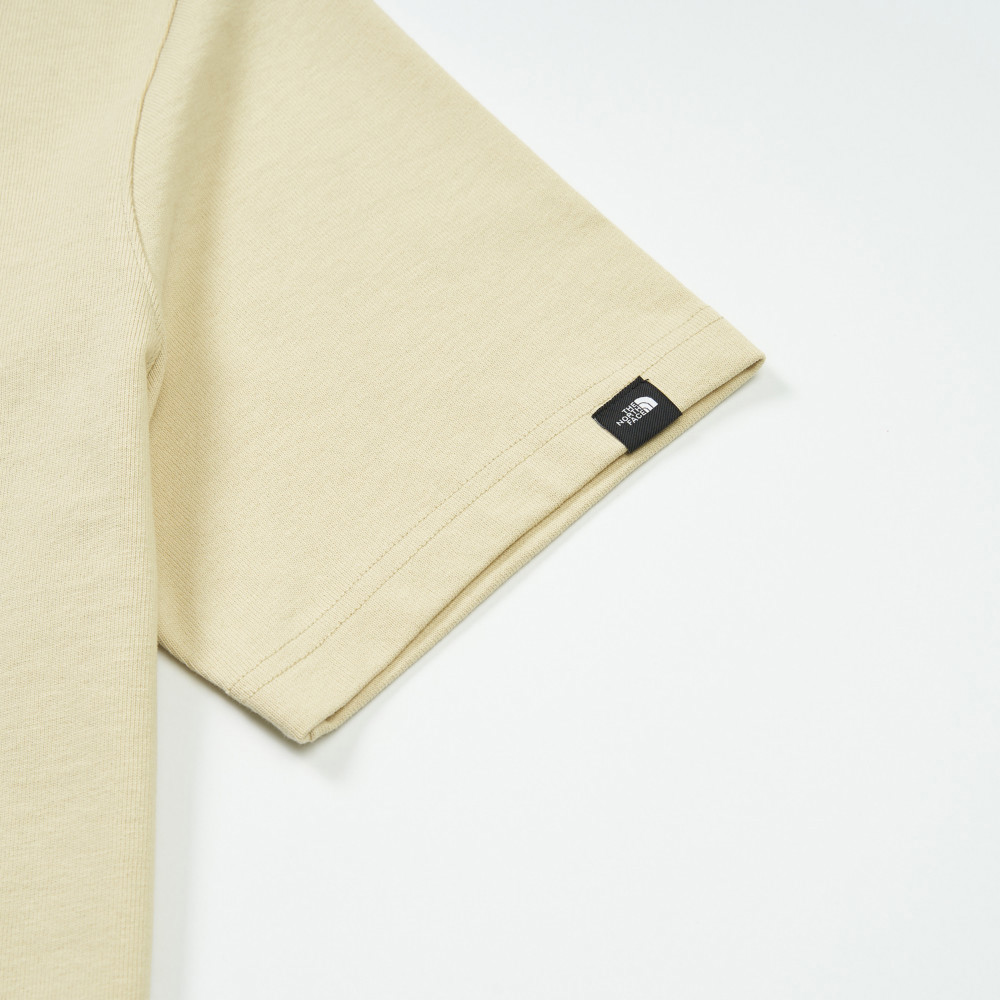 UE女款米色純棉短袖T恤｜8BUH3X4