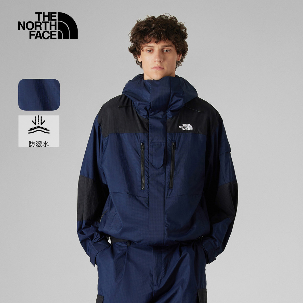 The North Face UE男款藍色DWR防潑水防風外套｜8E5H92A－疾速運動商城