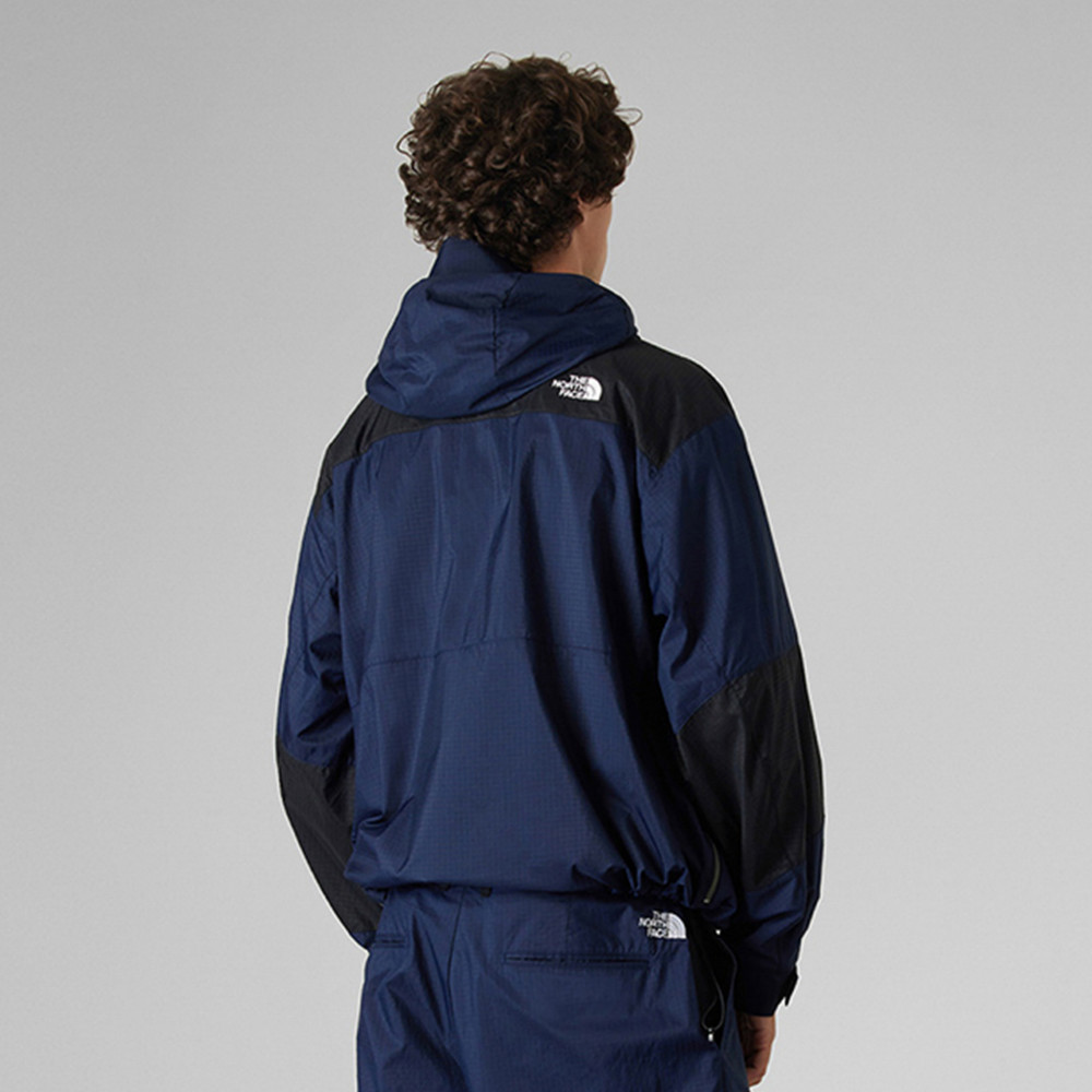 UE男款藍色DWR防潑水防風外套｜8E5H92A