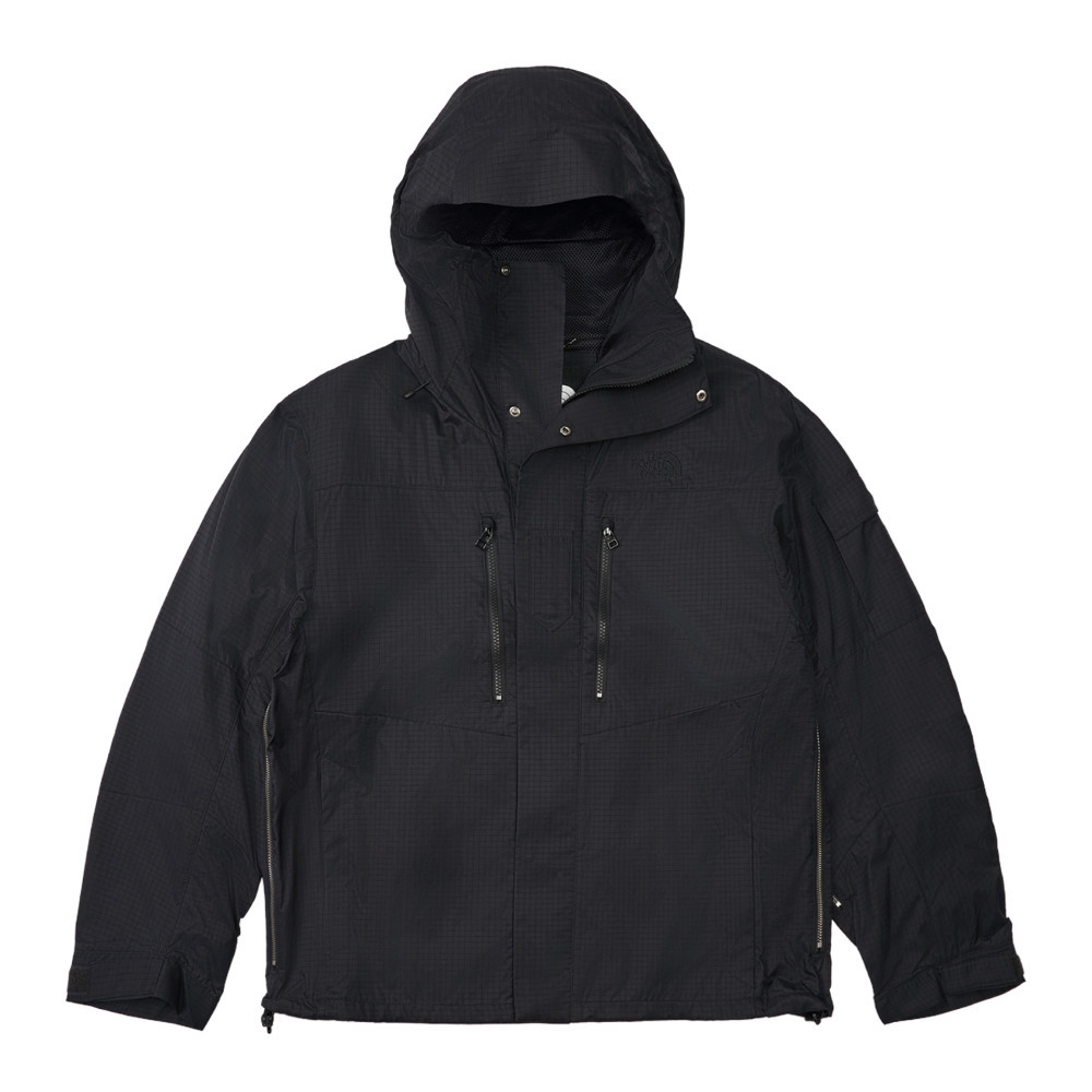 UE男款黑色DWR防潑水防風外套｜8E5HJK3