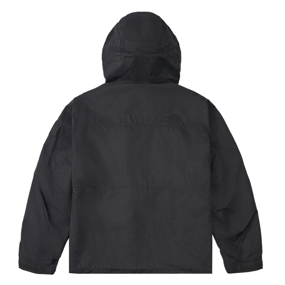 UE男款黑色DWR防潑水防風外套｜8E5HJK3