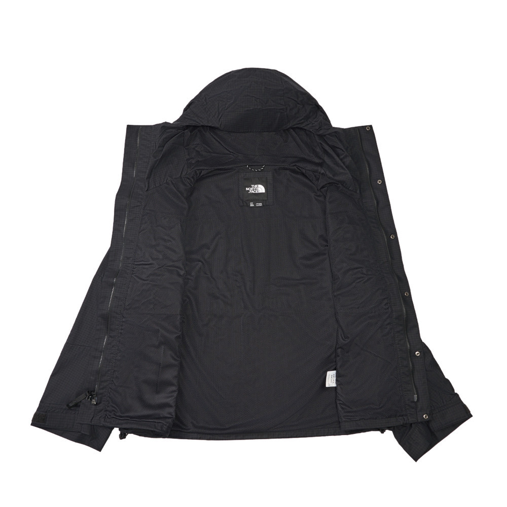 UE男款黑色DWR防潑水防風外套｜8E5HJK3