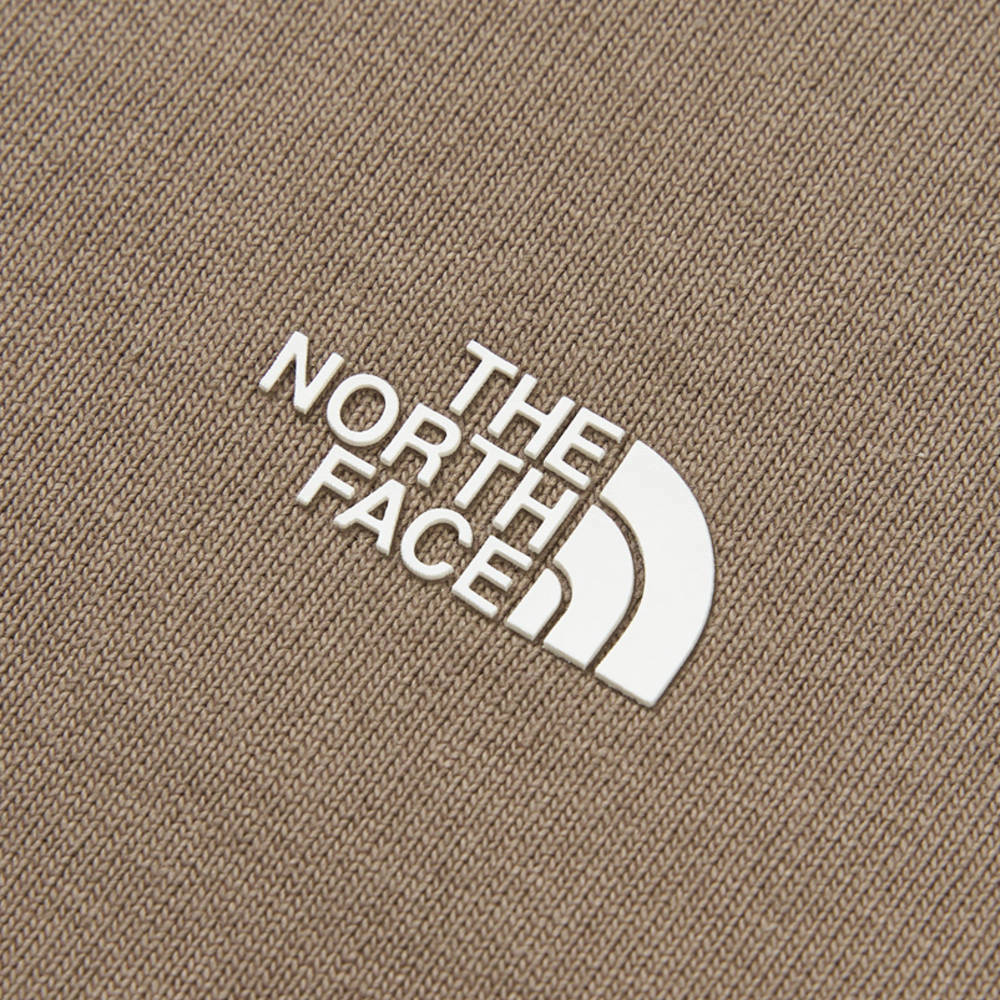 UE男款棕色純棉大尺寸山脈印花短袖T恤｜8GUBBOW