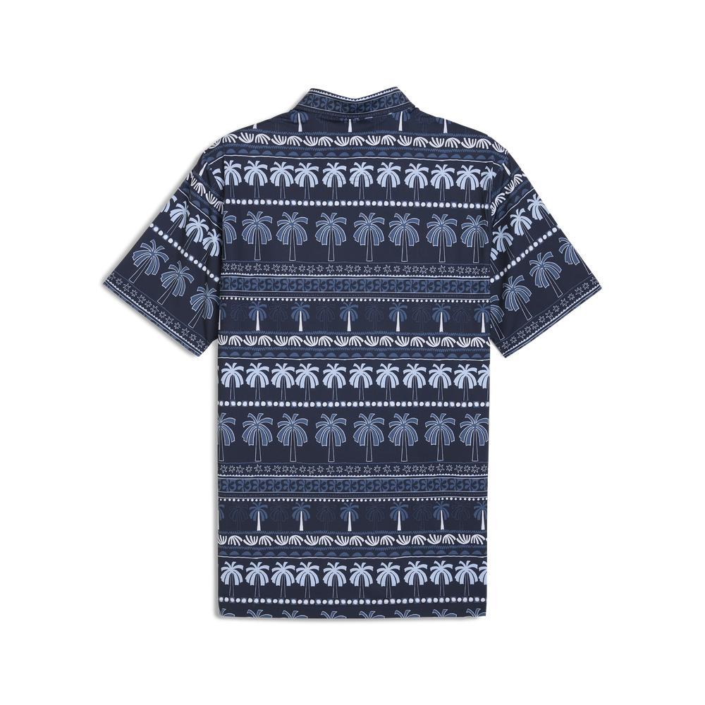 PUMA 高爾夫系列Puma x PTC 印花短袖Polo衫 男性