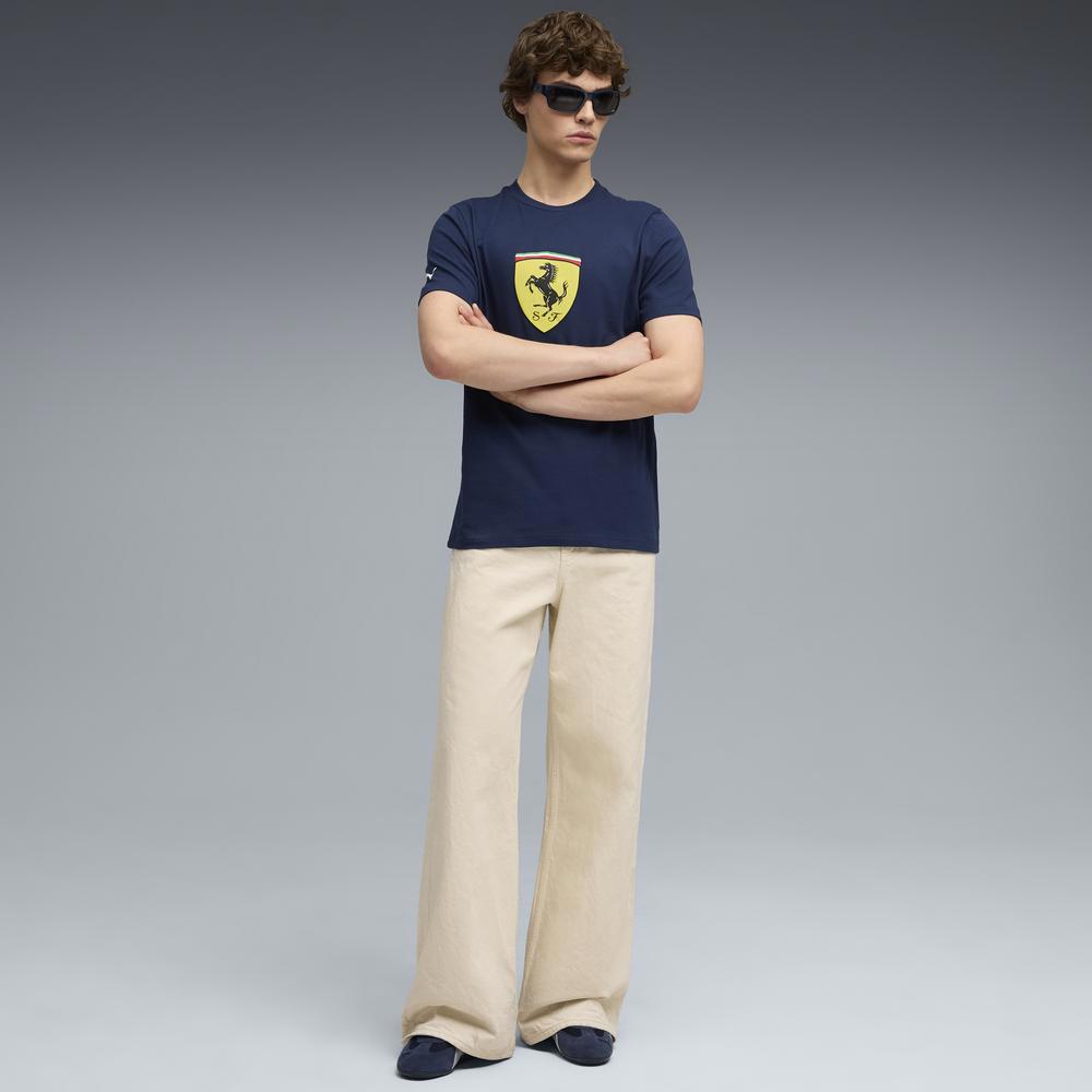 PUMA 法拉利車迷系列大盾短袖T恤 男性