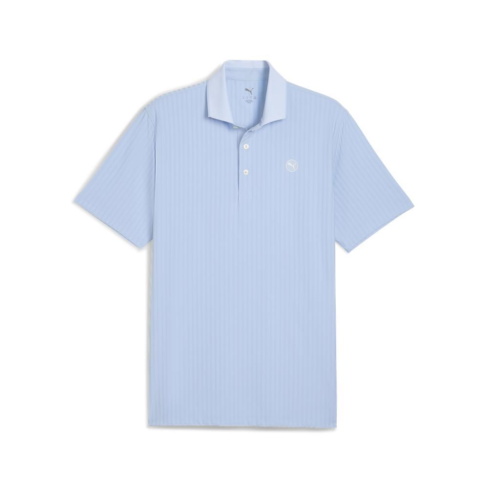 PUMA 高爾夫系列Mattr緹花條紋短袖Polo衫 男性
