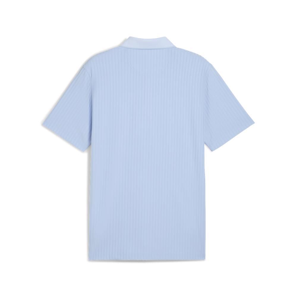 PUMA 高爾夫系列Mattr緹花條紋短袖Polo衫 男性