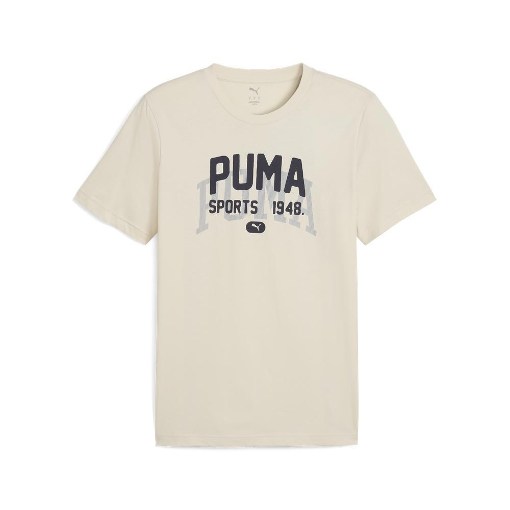 PUMA 基本系列Varsity短袖T恤 男性