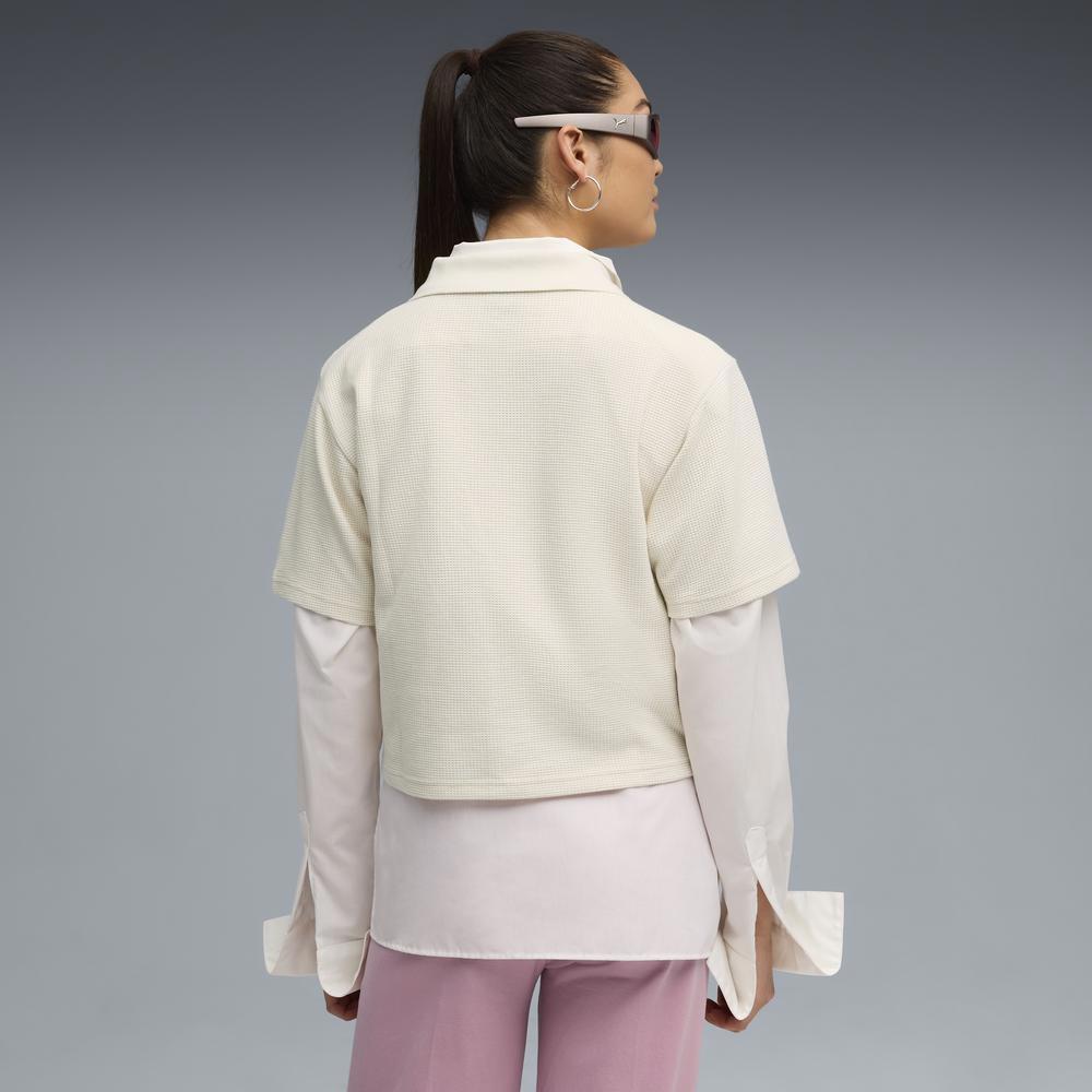 PUMA 基本系列Puma Class華夫格短袖Polo衫 女性