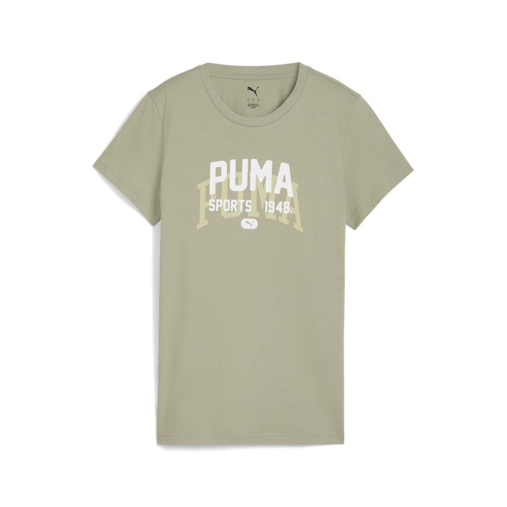 PUMA 基本系列Varsity短袖T恤 女性