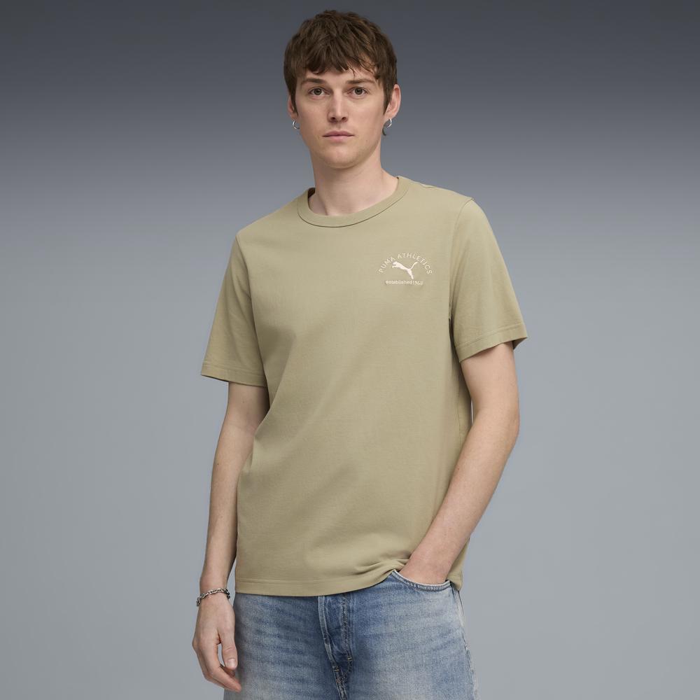 PUMA 基本系列Puma Class短袖T恤 男性