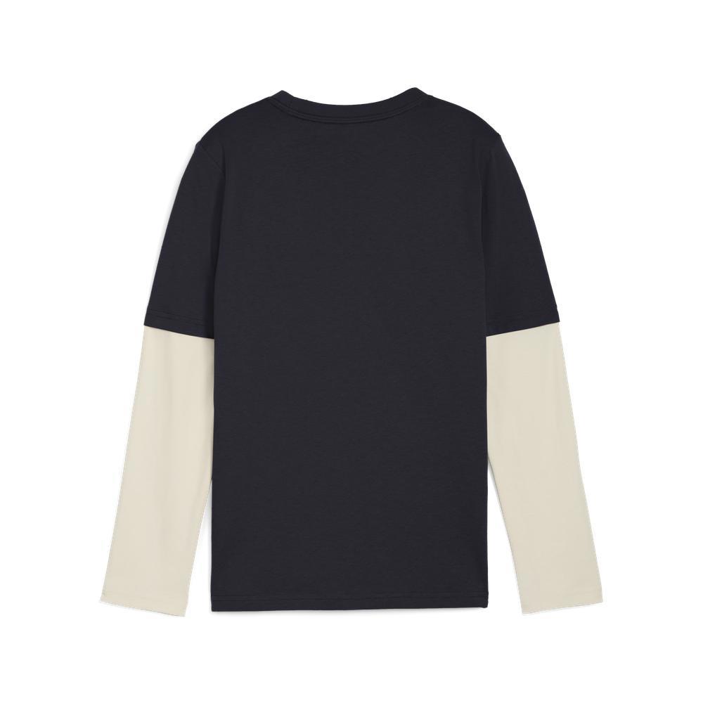 PUMA 基本系列Mid 90s撞色薄長T恤 男童