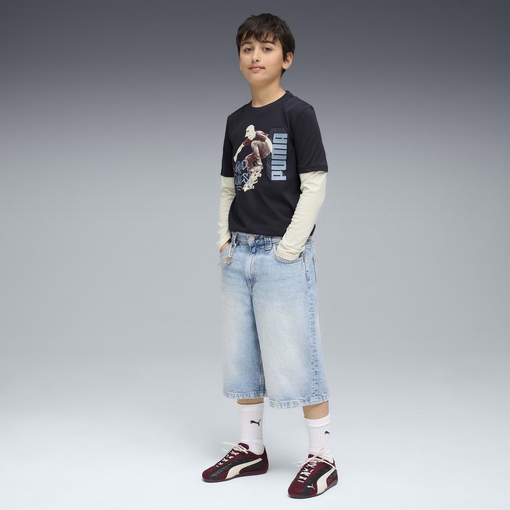 PUMA 基本系列Mid 90s撞色薄長T恤 男童