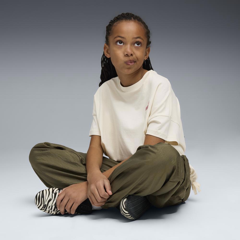 PUMA 基本系列Tweenerverse抽繩短袖T恤 女童