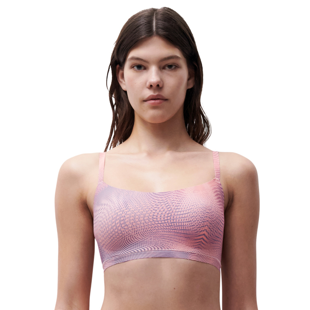 【Chantelle Lab】透氣涼感U領無痕內衣>XS-XXL>迷幻仙境(11D20_B15)【Soft Stretch】