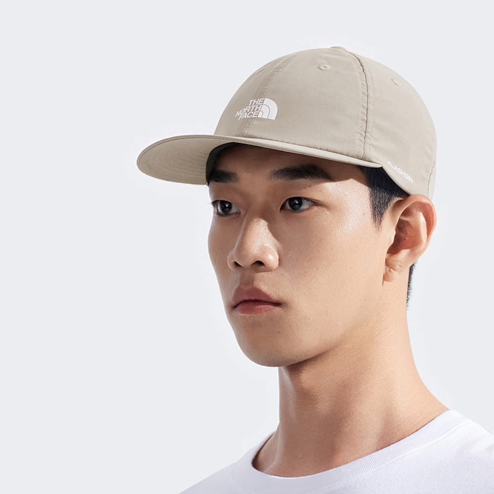 The North Face北面男女款棕色UPF防曬運動帽｜8GME1I4