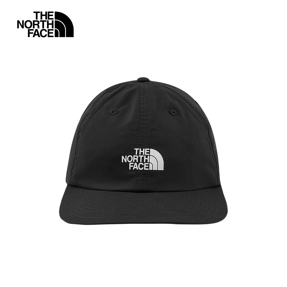 The North Face北面男女款黑色UPF防曬運動帽｜8GMEJK3