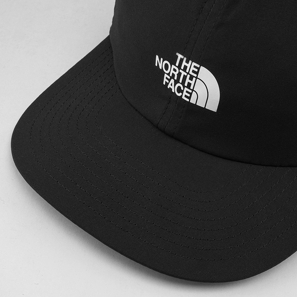 The North Face北面男女款黑色UPF防曬運動帽｜8GMEJK3
