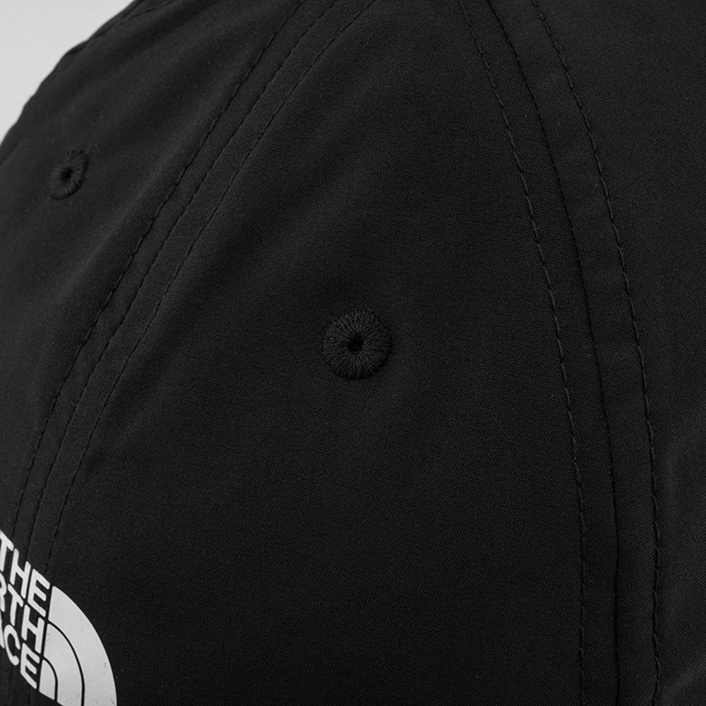 The North Face北面男女款黑色UPF防曬運動帽｜8GMEJK3